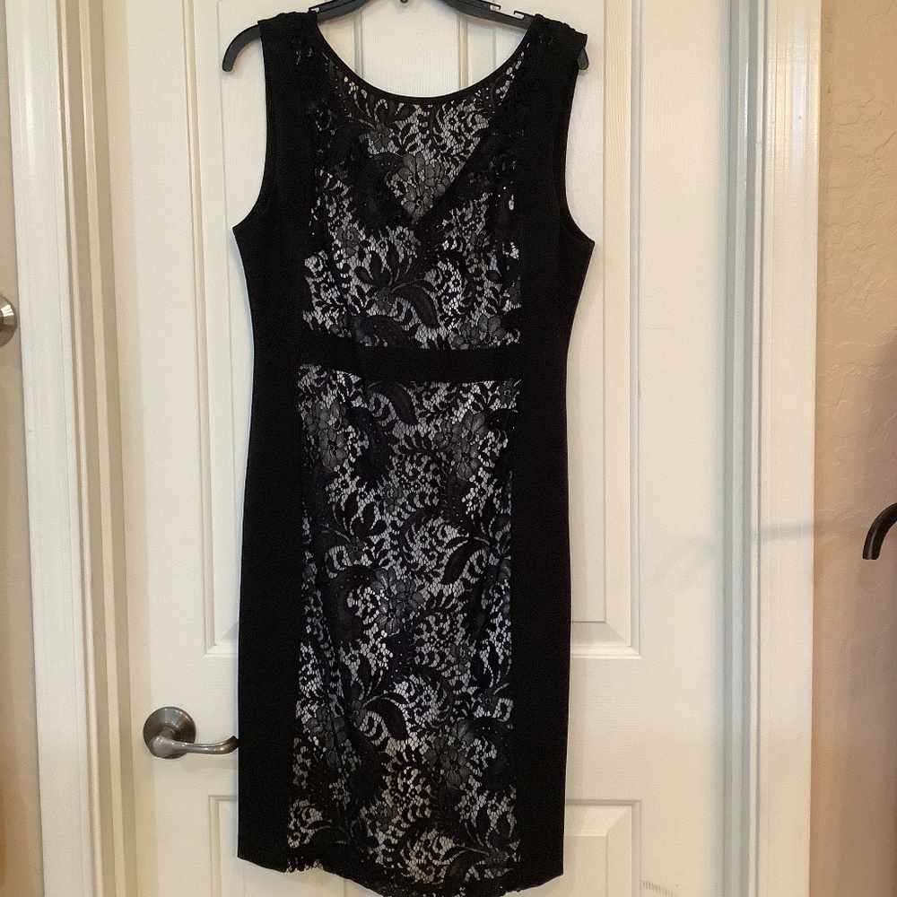 Laundry by Shelli Segal sheath dress.. Very figure flattering !